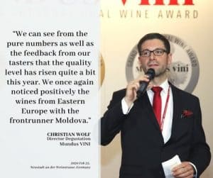 Moldawien macht seine Weine zu Gold und wird zum meistdekorierten osteuropäischen Land beim internationalen Weinpreis Mundus Vini