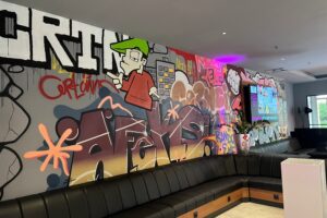 Grafitti-Kunst im moxy Bochum